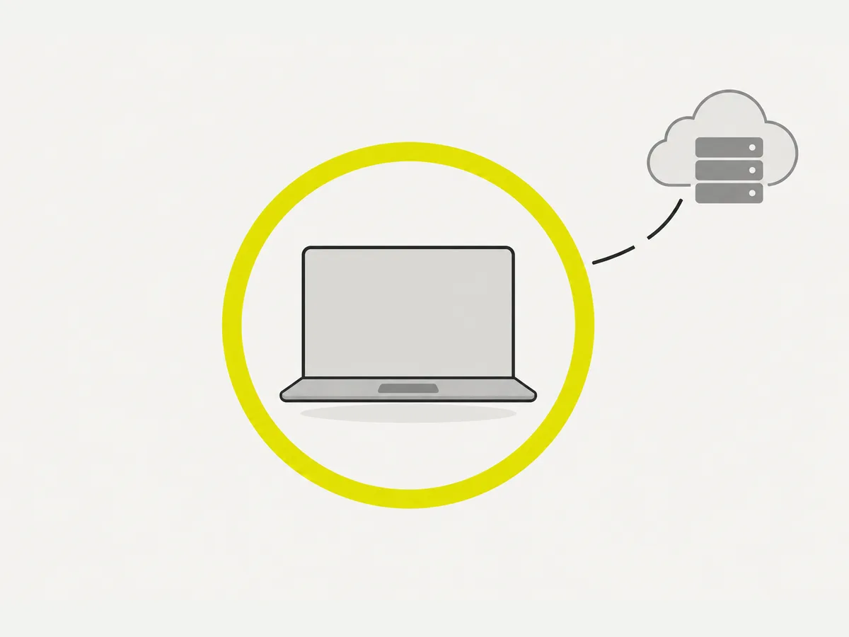 Diagram: a video and audio file flowing into a clean block of structured text